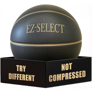 Pro Indoor Silent Basketball Official Size 7 29.5" - PU Foam Ball (No Compression) - Premium Airless Basketball Real Game Touch & Bounce Indoor Training- Quiet Dribbling & Shooting