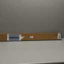 40" L Aluminum Door Rain Drip Guard Overhead, Extra Wide 4" W Door and Window Rain Deflector, Metal Door Drip Cap for Exterior Doors Window Top Roof (Silver, 1pcs)