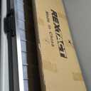 Non-Skid Folding Wheelchair Ramp Utility Mobility Access Threshold Ramp Portable Aluminum Foldable Wheelchair Ramp for Home Steps Stairs Doorways Scooter (Single, 4 Foot)