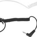 3.5mm Short Listen Only Ear Piece Walkie Talkie Shoulder Mic Headset Hand Law Enforcement Earpiece for Motorola Baofeng Kenwood Retevis 2-Way Radio Speaker Microphone APX 8000 uv 5r rt21