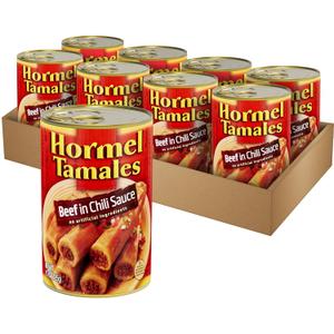 Hormel Beef Tamales 15 Oz (8 Pack) Best By: AUG/2028