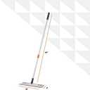 Superio Miracle Mop Set - Microfiber Flat Mop, Wet and Dust Mop, Best for Vinyl Plank, Hardwood, Laminate, Tile Flooring, Wall, with Aluminum Telescopic Handle, Velcro Microfiber Mop Pad, Grey