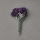 Tinsow 10Pcs Artificial Flowers Purple Faux Ball Chrysanthemum Bouquet Flowers Wedding Bouquet for Home Garden Party Wedding Decoration