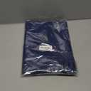 Cloth Placemats Set of 6, Cotton Linen Blend Machine Washable Durable Linen Table Mats, Heat Resistant Placemats Wrinkle Free Place Mats for Dining Table, Easy to Clean (Navy Blue, 6)