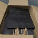 BagDream 75Pcs Kraft Paper Bags 5x3x8& 8x4.25x10& 10x5x13 Black Gift Bags with Handles Bulk for Craft, Retail, Merchandise, 100% Recycled Undecorated Paper Sacks