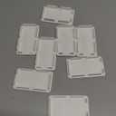 Xuhal Internal Vinyl End Caps PVC End Caps for Pocket Rail Vinyl Fence Post Caps Vinyl Fence Parts, Inner Clips Dimensions(8 Pcs,2 x 3.5 Inch, Inner 1.8" X 3.25")