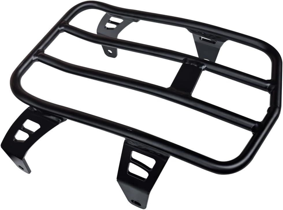 Solo Luggage Shelf Replace Rack Compatible with Indian Scout Bobber Twenty Sixty 2018-2023, black