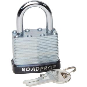 Roadpro RPLS-40 40mm Solid Brass Padlock with 1" Shackle