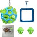 Ajqxh 5PCS Enrichment Toys for Aquatic Turtles, Aquatic Turtle Tank Accessories,Turtle Tank Decorations