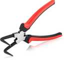 SPEEDWOX Internal Master Cylinder Snap Ring Pliers Internal Ring Remover 90 Degree Bent Nose Retaining Ring Circlip Pliers Long Reach Snap Ring Pliers For Trucks Motorcycles Cars Ring Removal (Black & Red)