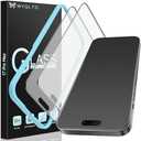 WYQLTD 2 Pack for iPhone 17 Pro Max Matte Screen Protector Glass, Anti Glare, Anti Fingerprint, Shatterproof Sensitive Touch Quick Installation