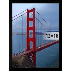BESCRCL 12x16 Frame Wall Hanging Picture Frames, Black, 1 Pack