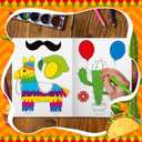 Faccito 24 Pcs Mini Fiesta Coloring Books Bulk Mexican Painting Book Small Color Drawing Booklets DIY Drawing Activity Book Heritage Celebration Coloring Booklets for Mexican Day Kids Party Favor