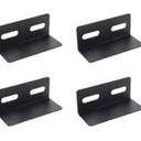 4pc Slotted Right Angle Brackets 4"