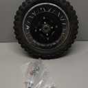 AlveyTech Rear Wheel Assembly for Razor MX500 and MX650 Dirt Rocket Bike - Replacement Kit with 2.5-10 Knobby Tread Tire, Inner Tube, Rim, Axle, Brake Rotor, 80 Tooth Sprocket, Freewheel, Chain Guard