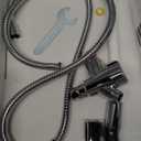 MakeFit Dual Filtered Rain Shower Head Combo, Handheld Shower Head with Adjustable Bar - Rainfall Shower Head And Showerhead with Filter for Hard Water - Removes Chlorine (Premium Chrome)