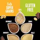 KIND Healthy Grains Energy Bars, Dark Chocolate Chunk, Gluten Free, Healthy Snacks, 21g Whole Grains, 10 Count (EXP 06/18/26)