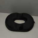 PT ENDORSED Donut Pillow Seat Cushion for Tailbone Pain Relief, Hemorrhoid Pillow for Sitting, Donut Cushion Post Surgery, Lifting Cushions for Postpartum Pregnancy, Coccyx, Bed Sores, Butt Pillows (Medium - 17.5" x 14" x 2.75")