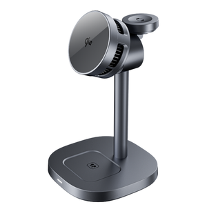 Qi2 3 in 1 Wireless Charging Station with TEC Cooling Chips , Certified 15W Fast Wireless Charger for iPhone 16-12 Series