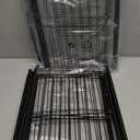 SUFAUY 3-Tier Shoe Rack, Closet Metal 33" Wide Shoe Rack Organizer Heavy Duty, Stackable, Black