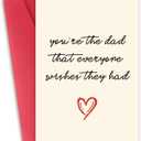 4 x Funny Father's Day Card, Fathers Day Gift, Happy Birthday Card