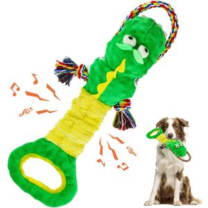 YINEYA Tough Dog Toys for Aggressive Chewers, Interactive Tug of War Dog Toy to Keep Them Busy, Dog's Squeak Toys for Large Dogs, Dogs Chew Toy for Teething