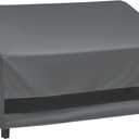 Loriano 600D Oxford Fabric Heavy Duty Patio Furniture Sofa Covers, 100% Waterproof Outdoor Furniture Covers for 3-seater Sofa 83"W x 40"D x 30"H, Lawn Patio Furniture Covers with Air Vent and Handle (Grey)