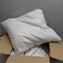 MIULEE Throw Pillows Inserts, Pack of 2 22x22 Inch 100% Virgin Fiber Filling Bed Couch Pillows