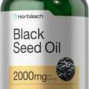 Horbaach Black Seed Oil Cold Pressed Softgel Capsules | 2000mg | 120 Count (EXP 10/10/28)