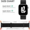 WJK Stretchy Nylon Straps Compatible with Apple Watch Bands 38mm 40mm 41mm 42mm 44mm 45mm 46mm 49mm for Women Men. Breathable Braided Band for iWatch Series 11 10 SE Ultra 9 8 7 6 5 4 3 2 1, 6 Pack