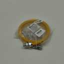 AMI PARTS 48" Flexible Gas Line Kit Yellow Coated, Gas Hose Connector Kit for Dryer, Stove, Water Heater,5/8" OD(1/2" ID) Stainless Steel Gas Line with Connector 1/2" MIP &1/2"FIP & 3/4"MIP Fitting