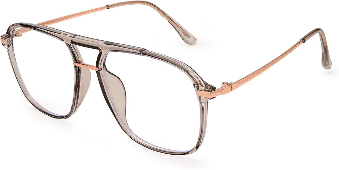 Dollger Blue light Blocking glasses for women fashion Oversized aviator, Computer GLasses Protect Your Vision Stylish Healthy