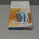 YouCopia StoreMore Bakeware Rack with Tall Steel Wires, Adjustable Pan and Lid Organizer, Classic Edition  White, Alloy Steel & Plastic, 11.5W x 7.3D x 6.4H, Customizable Shelf