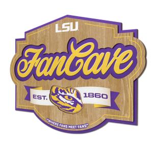 YouTheFan NCAA LSU Tigers Fan Cave Sign