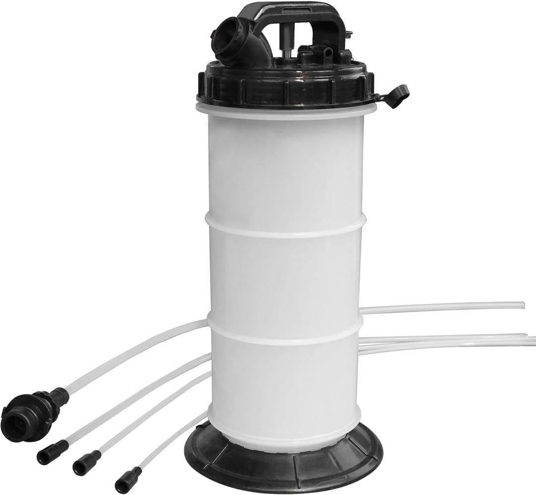 Big RED ATFE65R Torin Oil Changer: Manual Convenient Oil Change Pump & Fluid Extractor - No Leaks, No Overfills Automotive Fluids Vacuum Evacuation (Capacity: 6.0L 1.5
