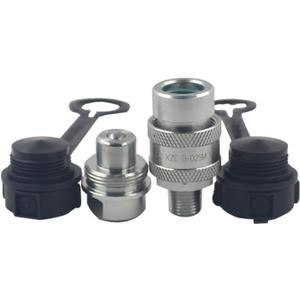 KZE-B-02 1/4'' NPT Set 10,000psi High Pressure Hydraulic Quick Connect Coupling Quick Coupler Replaces Enerpac T-630