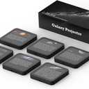 Realistic Constellation,Galaxy Star Projector Night Light Discs,Night Light Galaxy Projector Starry Sky Planetarium Lamp 6 Pack,4K Ultra HD (Device Not Included)