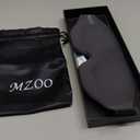 MZOO Sleep Eye Mask for Side Sleeper Men Women, Zero Eye Pressure 3D Sleeping Mask, Light Blocking Patented Design Night Blindfold, Soft Eye Shade Cover for Travel, Grey