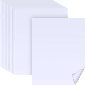 Glenmal 100 Sheets of Poster Board Paper, 22 x 28 Inches, White, 157g Gauge, Art White Paper, Can Be Applied for Posters, Signs and Printing