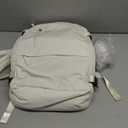 SEAFEW Travel Backpack with Vacuum Seal Compression, Waterproof Carry on Backpack for Flight Approved Personal Item Bag with pump, Business Laptop Backpack with USB Charging for Hiking Gym, Beige