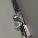 Retractable Baby Gates - 200" Extra Wide Retractable Dog Gate, 42" Extra Tall Mesh Gate Pet Gate with Support Rods, Long Child Safety Gate for Stairs Doorways Indoor Outdoor Large Openings - Black