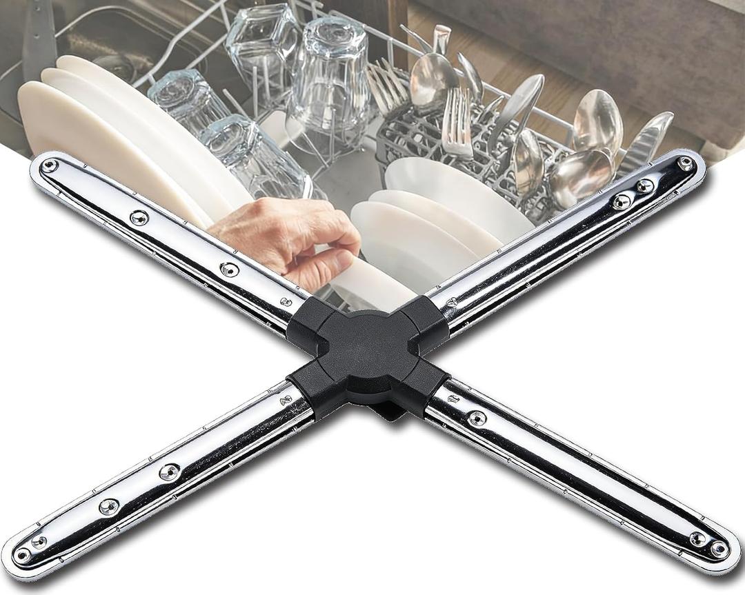 W11101428 Dishwasher Lower Wash Arm, W10665718 Bottom Spray Bar Part, W10858786 Lower Wash Arm Replaces, Compatible with Whirlpool Kitchenaid Jenn-Air, Replaceable W10406822, etc.