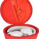 EVA Hard Headphone Case for JBL Tune 510BT / 520BT / 500BT / 660NC / 670NC / 570BT / 525BT / 600BTNC, JBL Live 460NC / 670NC / 400BT / JBL T450BT and Soundcore H30i, Samsung AKG - Red