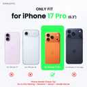 ORNARTO Magnetic for iPhone 17 Pro Case | 20FT Drop Protection, Compatible with MagSafe | Slim Translucent Matte Anti-Fingerprint Shockproof Cover for iPhone 17 Pro 6.3 inch, Lavender