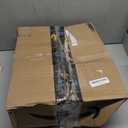 24" Commercial Dust Mop for Floor Cleaning,Heavy Duty Floor Duster with 2 Cotton Reusable Mop Pads,59 Long Handle Wet Dry Flat Mops for Hardwood Floors,Marble, Laminate,Tile,Concrete,Garage (Blue)