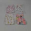 4 Pieces Cat Recovery Suits Body Wraps Breathable Kittens Recovery Clothes for Cats Small Dogs Abdominal Weaning(Banana, Football, Strawberry, Donut,S)