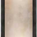 Black Modern Wall Sconces for Living Room, Marble Sconce Wall Light Fixtures for Bedroom, Alabaster Sconce Lighting for Entryway Bathroom, 1 Pack