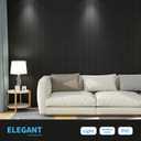 Art3d Slat Wall Panel, 3D Fluted Textured Panel 12-Tile 19.7 x 19.7in. - Cover 32 Sq.Ft., Black
