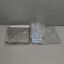 Baderke 1 Set 9" Chilled Serving Tray for Parties with Compartments Ice Chilled Party Platter with Lid Tableware Charcuterie Serving Board for Fresh Food Fruit Seafood Vegetable Appetizer(Silver)