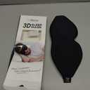 LitBear Sleep Mask for Side Sleeper Women Men, Eye Mask for Sleeping Light Blocking, 3D Contoured Cup Sleeping Mask, Soft Breathable Sleep Eye Mask with Adjustable Elastic Strap for Travel